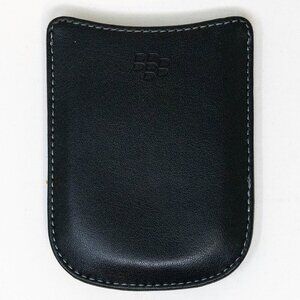 Blackberry Leather Pouch